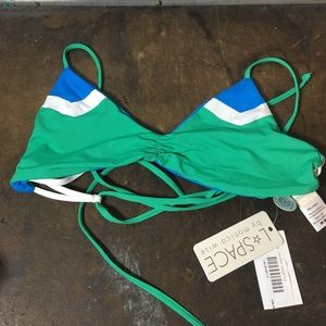 L*Space Haley Color Block Bikini